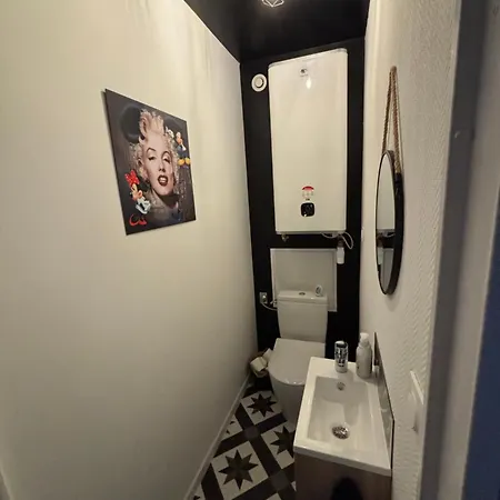 5 Min Moulins Duplex -clim -wifi -borne D Arcade -garage 25 Min Le Pal Apartment *